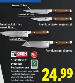 Lidl Silvercrest Premium keukenmessen aanbieding