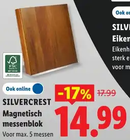 Lidl Silvercrest Magnetisch messenblok aanbieding
