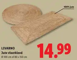 Lidl Livarno Jute vloerkleed aanbieding