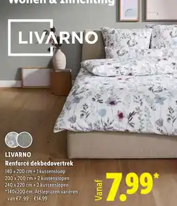 Lidl Livarno Renforcé dekbedovertrek aanbieding
