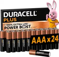 Coolblue Duracell Plus AAA batterijen 24 stuks aanbieding