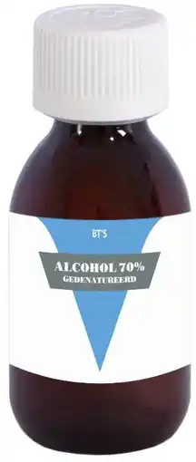 De Online Drogist BTS 70% Gedenatureerde Alcohol 120ML aanbieding