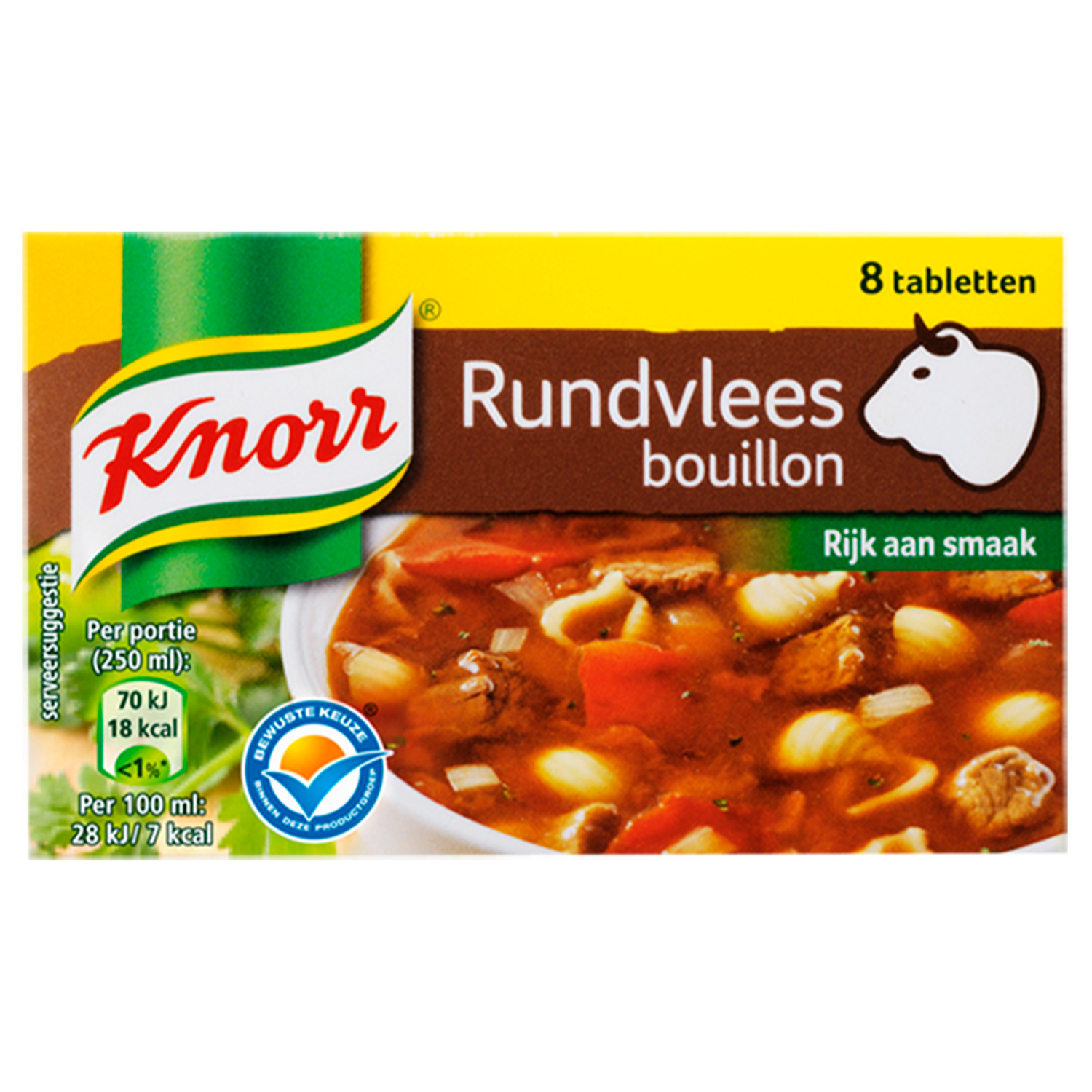 Knorr Bouillonblokjes rund 8stuks aanbieding bij Dekamarkt