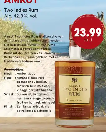 Amrut Two Indies Rum