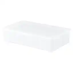 IKEA Glis Bak met deksel, transparant, 34x21 cm aanbieding