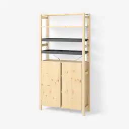 IKEA Ivar 1 element/planken/kast, grenen/vilt, 89x30x179 cm aanbieding