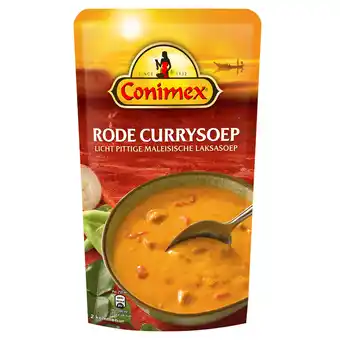 Dekamarkt Conimex Soep in zak rode curry aanbieding