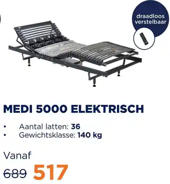 TotaalBED Lattenbodems Medi 5000 elektrisch aanbieding