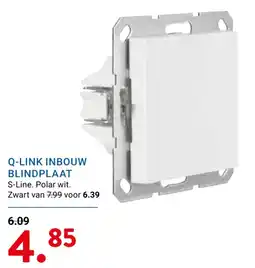 Kluswijs Q-LINK INBOUW BLINDPLAAT aanbieding