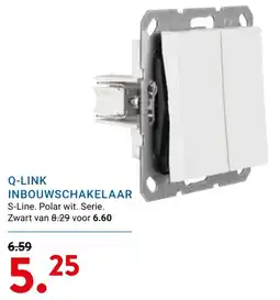 Kluswijs Q-LINK INBOUWSCHAKELAAR aanbieding