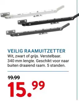 Kluswijs veilig raamuitzetter aanbieding