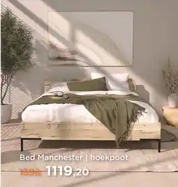 TotaalBED Bed Manchester | hoekpoot aanbieding