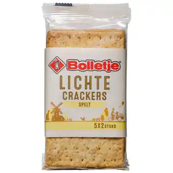 Dekamarkt Bolletje Lichte crackers spelt 5 x 2 stuks aanbieding