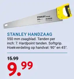 Kluswijs STANLEY HANDZAAG aanbieding