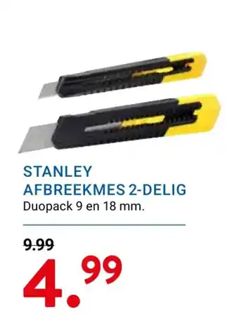 Stanley afbreekmes 2-delig