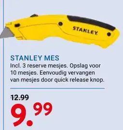 Kluswijs stanley mes aanbieding