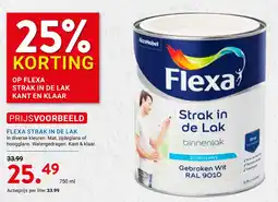 Kluswijs Flexa Strak in de Lak aanbieding