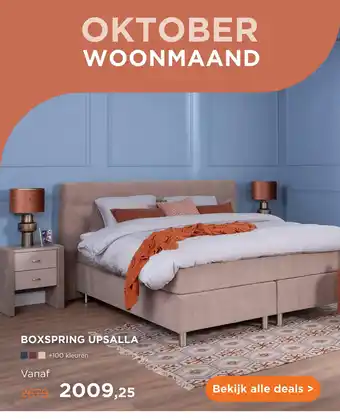 TotaalBED Boxspring Upsalla aanbieding
