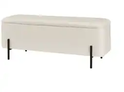 Lidl LIVARNO Opbergbank met teddyhoes, 108 x 40 cm aanbieding