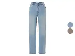 Lidl ESMARA Dames Jeans, Straight Fit, hoge taille aanbieding