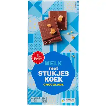 Dekamarkt 1 de Beste Chocoladereep melk stukjes koek aanbieding