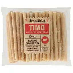 Pets Place Timo Rund Kauwstaafjes Small - Kauwsnacks - 10 cm 100 stuks aanbieding