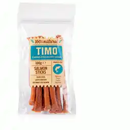 Pets Place Timo Sticks - Kauwsnacks - 100 g Zalm aanbieding