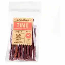 Pets Place Timo Sticks - Kauwsnacks - 100 g Lam aanbieding
