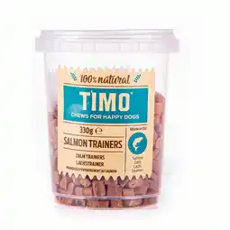 Pets Place Timo Trainers Emmer - Trainingssnacks - Zalm 330 g aanbieding