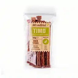 Pets Place Timo Sticks - Kauwsnacks - 100 g Eend aanbieding
