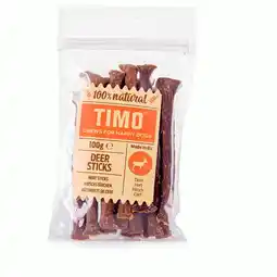 Pets Place Timo Sticks - Kauwsnacks - 100 g Hert aanbieding