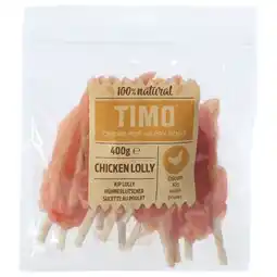 Pets Place Timo Lolly - Kauwsnacks - Kip 400 g aanbieding