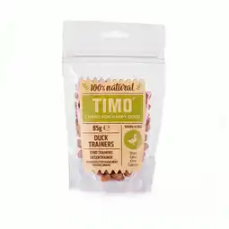 Pets Place Timo Trainers - Trainingssnacks - Eend 85 g aanbieding
