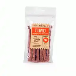 Pets Place Timo Sticks - Kauwsnacks - 100 g Kalkoen aanbieding