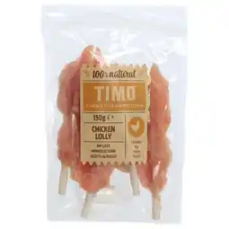 Pets Place Timo Lolly - Kauwsnacks - Kip 150 g aanbieding