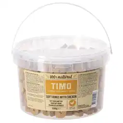 Pets Place Timo Softrings - Trainingssnacks - 1,5 kg Kip aanbieding