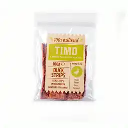 Pets Place Timo Strips - Kauwsnacks - 100 g Eend aanbieding