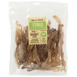 Pets Place Timo Konijnenoren Zonder Haar - Kauwsnacks - 350 g aanbieding