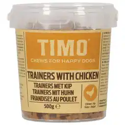 Pets Place Timo Trainers - Trainingssnacks - Kip 500 g aanbieding
