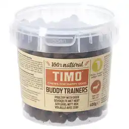 Pets Place Timo Buddy Trainer - Trainingssnacks - 400 g Hert&Gevogelte aanbieding