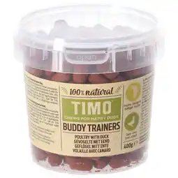 Pets Place Timo Buddy Trainer - Trainingssnacks - 400 g Eend&Gevogelte aanbieding