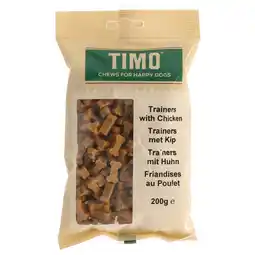 Pets Place Timo Trainers - Trainingssnacks - Kip 200 g aanbieding