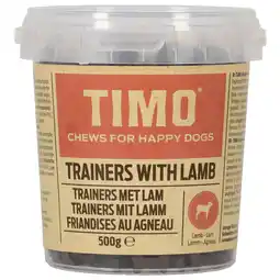 Pets Place Timo Trainers - Trainingssnacks - Lam 500 g aanbieding