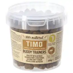 Pets Place Timo Buddy Trainer - Trainingssnacks - 400 g Struisvogel&Gevogelte aanbieding