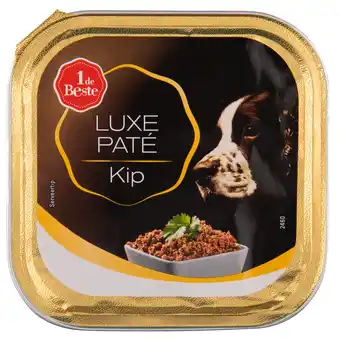 Dekamarkt 1 de Beste Hond luxe pate met kip aanbieding