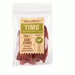 Pets Place Timo Strips - Kauwsnacks - 100 g Geit aanbieding