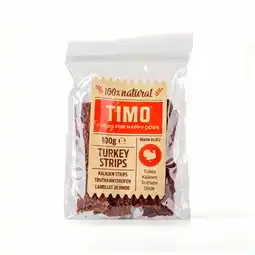 Pets Place Timo Strips - Kauwsnacks - 100 g Kalkoen aanbieding