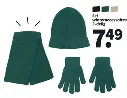 Wibra Set winteraccessoires aanbieding