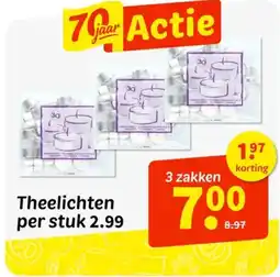 Wibra Theelichten aanbieding