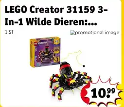 Kruidvat LEGO Creator 31159 3-In-1 Wilde Dieren: Spannende Spin aanbieding